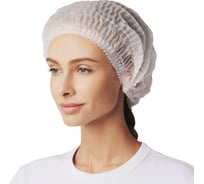 Одноразовая шапочка-клип ООО Комус шарлотта белая, 100 шт/уп 1421034