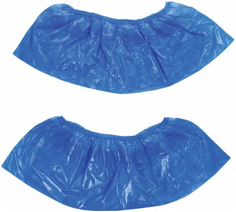 Бахилы LAIMA КОМПЛЕКТ 30 штук 15 пар СВЕРХПРОЧНЫЕ двойная резинка 39х14см 100мкм 10г 104981