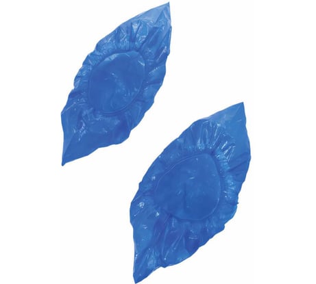 Бахилы LAIMA КОМПЛЕКТ 300 пар, СВЕРХПРОЧНЫЕ, двойная резинка, 39х14 см, 100 мкм, 630719