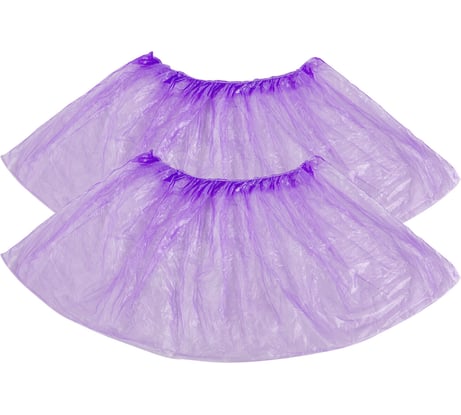 Бахилы ОФИСМАГ стандарт 2,3 грамм, фиолетовые, Meridian комплект 100 штук (50 пар), 40x15см, шк59150 631342