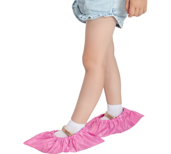 Детские многоразовые бахилы RINIDI Royal Pink Bahil-Det-Royal Pink