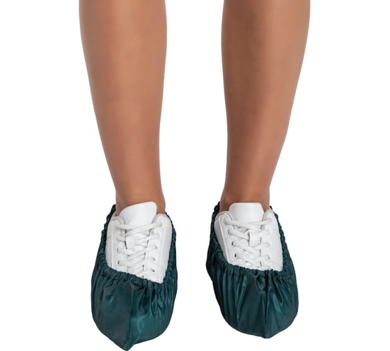 Взрослые многоразовые бахилы RINIDI Royal Green Bahily-Royal Green