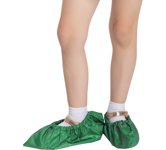 Детские многоразовые бахилы RINIDI Green bahil-Det-Green