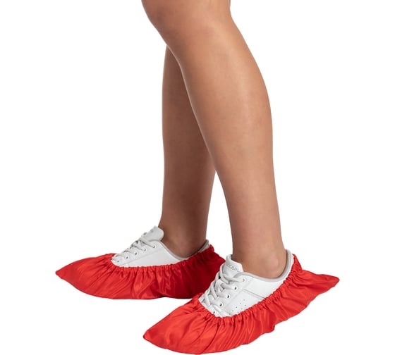 Взрослые многоразовые бахилы RINIDI Red Bahily-Red