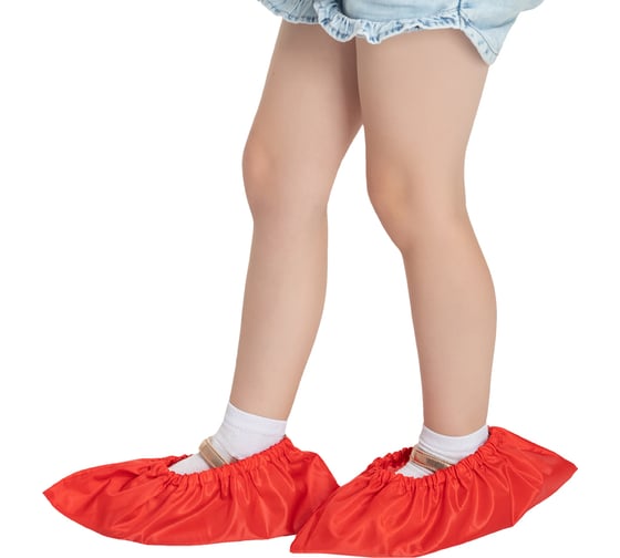 Детские многоразовые бахилы RINIDI Red Bahil-Det-Red