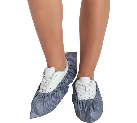 Взрослые многоразовые бахилы RINIDI Grey Bahily-Grey