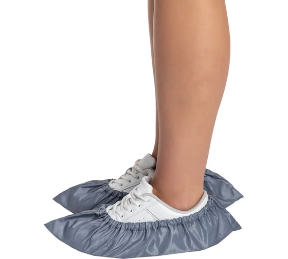 Взрослые многоразовые бахилы RINIDI Grey Bahily-Grey