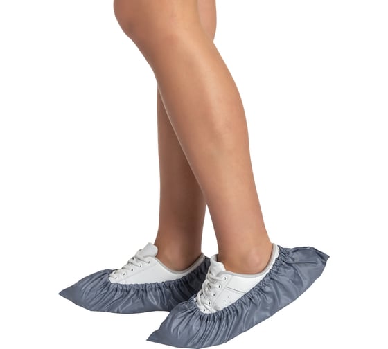 Взрослые многоразовые бахилы RINIDI Grey Bahily-Grey