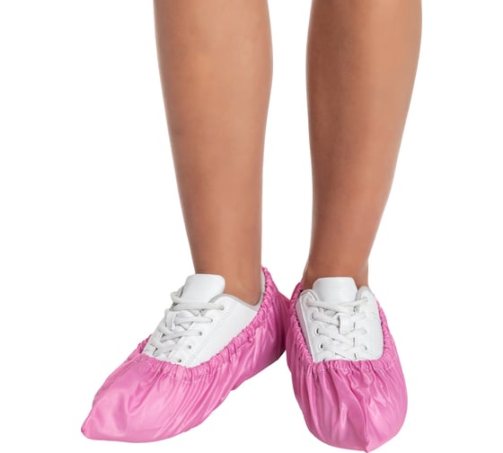 Взрослые многоразовые бахилы RINIDI Royal Pink Bahily-Royal Pink