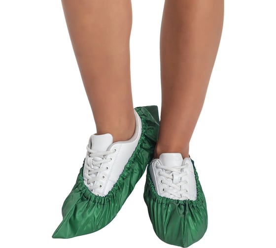 Взрослые многоразовые бахилы RINIDI Green Bahily-GREEN