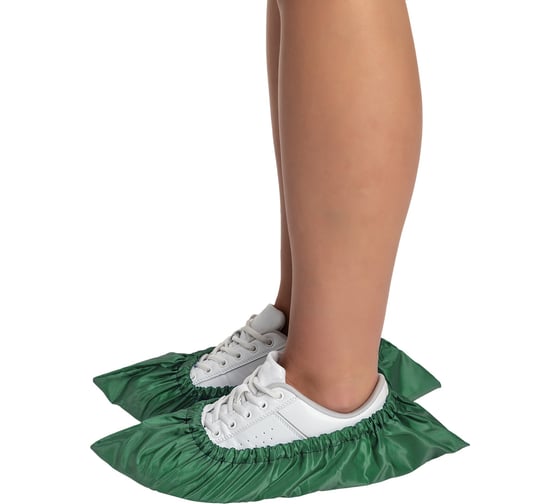 Взрослые многоразовые бахилы RINIDI Green Bahily-GREEN