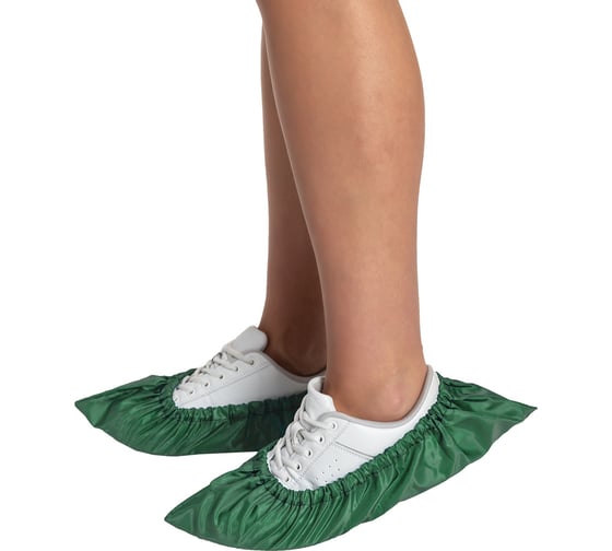 Взрослые многоразовые бахилы RINIDI Green Bahily-GREEN