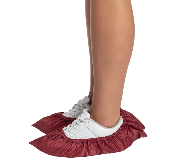 Взрослые многоразовые бахилы RINIDI Royal Red Bahily-Royal Red