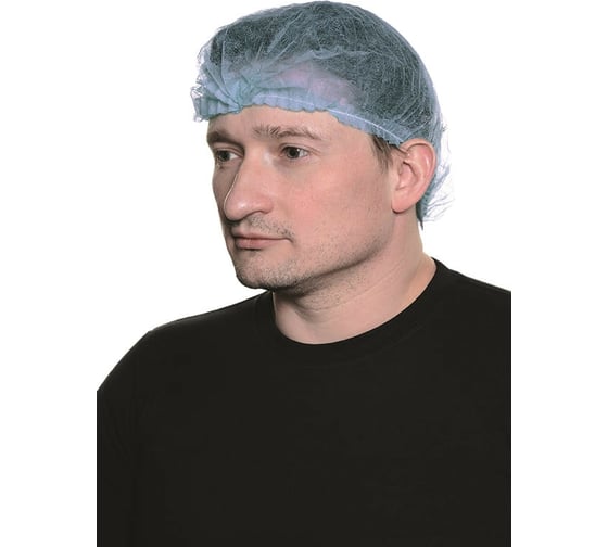 Шапочка-шарлотта СОЮЗСПЕЦОДЕЖДА синяя, 100 шт 2000000136332
