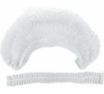 Шапочка-берет ГЕКСА Шарлотта Плиссе, 125 шт, спанбонд, 15 г/м2, белая 630959