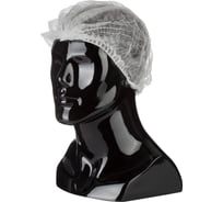 Одноразовая шапочка ООО Комус Шарлотта, белая, 10 гр/м, 100 шт. 1518833