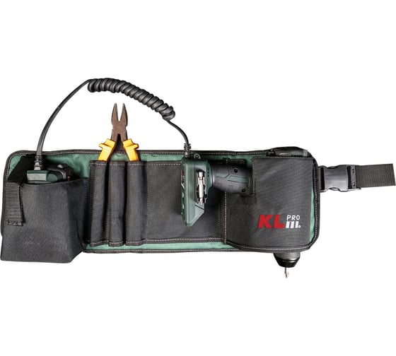 Профессиональная поясная сумка для шуруповерта и удлинителя KLPRO KLTCT02-MA 14031