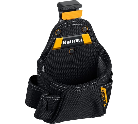 Поясная сумка 150x190 мм с быстросъёмным креплением KRAFTOOL FastClip KP-5 , 5 карманов и петель 38778