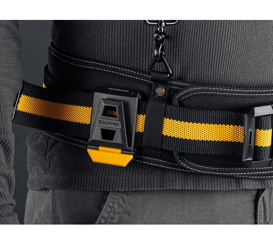 Поясная сумка 170x260 мм с быстросъёмным креплением KRAFTOOL KP-8 FastClip, 8 карманов и петель 38776