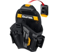 Кобура для шуруповерта большая с быстросъёмным креплением FastClip KRAFTOOL KH-17 17 карманов и петель 38768