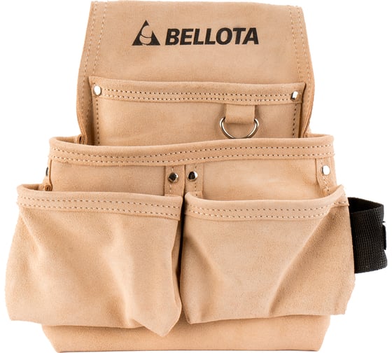 Сумка держатель для инструмента Bellota 4 кармана кожа PC4BOL