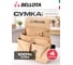 Сумка держатель для инструмента Bellota 4 кармана кожа PC4BOL 2