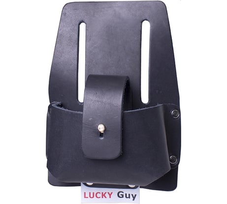 Кожаная сумка LUCKY Guy для профессиональной рулетки, черный 03 0 03 004-02LG