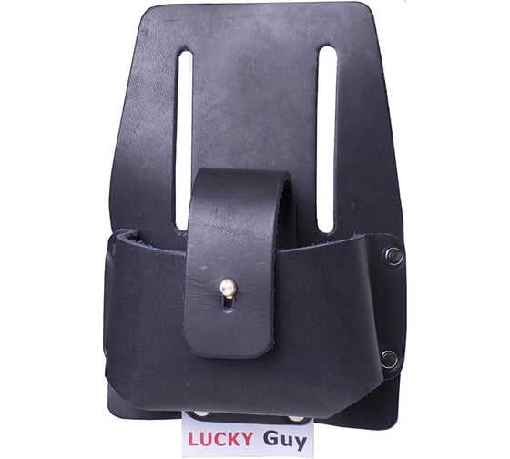 Кожаная сумка LUCKY Guy для профессиональной рулетки, черный 03 0 03 004-02LG