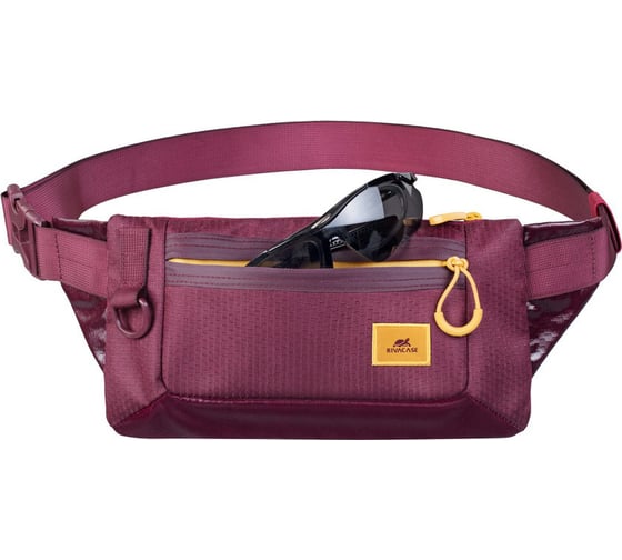 Поясная сумка для мобильных устройств RIVACASE burgundy red,12 5311red