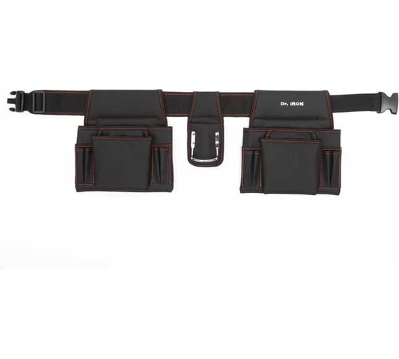 Сумка-пояс тройная с кобурой Dr. IRON 510x270x50 мм DR1008