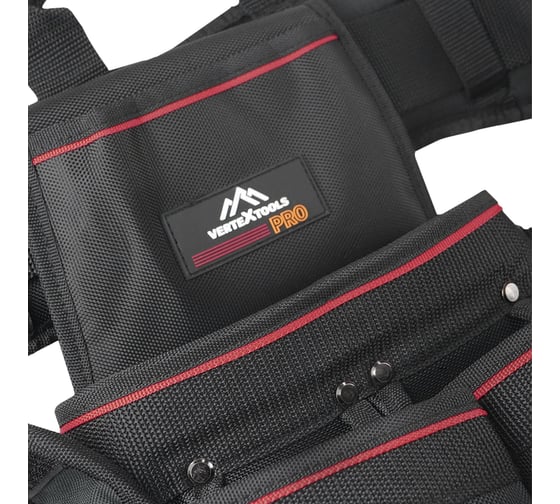 Пояс монтажный vertextools VERTEX SERIES PRO 16 карманов 0909-025