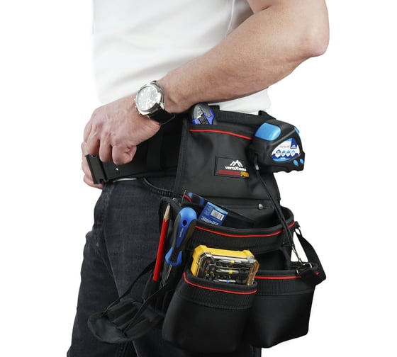 Пояс монтажный vertextools VERTEX SERIES PRO 16 карманов 0909-025