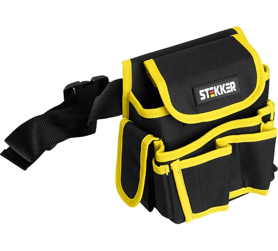 Cумка поясная для инструментов STEKKER BGS-01 7 карманов 50283