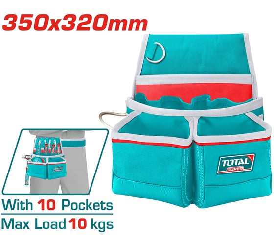 Поясная сумка для инструмента TOTAL THT16P10125