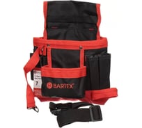 Сумка-пояс для инструмента BARTEX 21х19 см, текстиль, пласт.замок, 7 карманов 343013