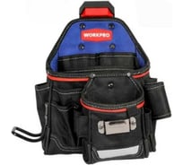 Сумка поясная модульная Workpro ПОДРЯДЧИКА PRO на клипсе, 335x230x310 мм, полиэстер 1800D + быстросьемное крепление WP281074