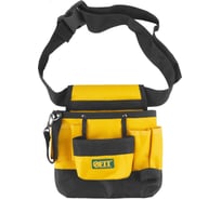 Пояс для инструмента одинарный FIT полиэстер, 9 отделений, 1 петля 12517