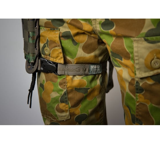 Прорезиненный ремешок для крепления ножа Kizlyar Supreme MOLLE TB2 камуфляжный 4650065051415