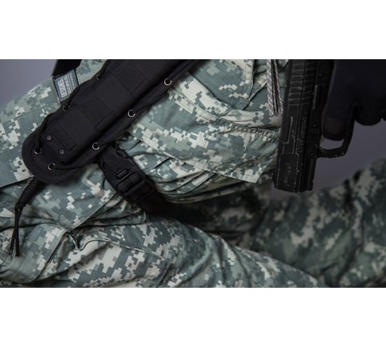 Прорезиненный ремешок для крепления ножа Kizlyar Supreme MOLLE TB2 черный 4650065051392