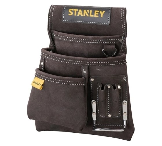 Поясная сумка для гвоздей и молотка Stanley кожа STST1-80114