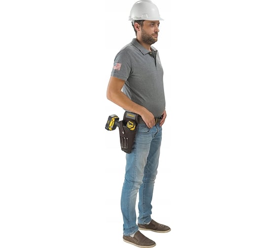 Поясной держатель для дрели Stanley кожа STST1-80118