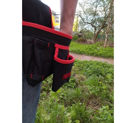 Сумка-пояс двойная (20 карманов; держатель для молотка) MATRIX 90240 ...