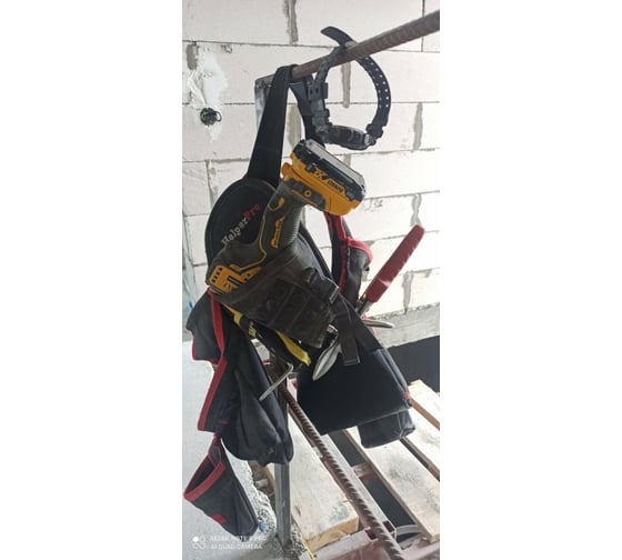 Сумка-пояс двойная (20 карманов; держатель для молотка) MATRIX 90240 ...