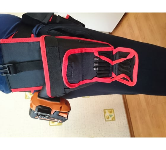 Сумка-пояс двойная (20 карманов; держатель для молотка) MATRIX 90240 ...