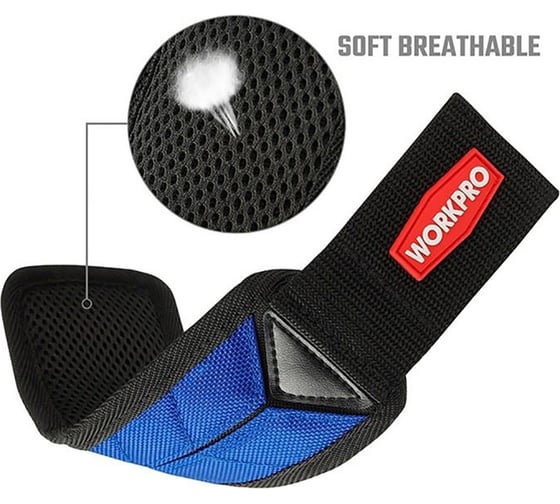 Магнитный строительный напульсник WORKPRO WP289001 -L 1680D 384х90мм WP289001