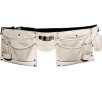Пояс строительный кожаный (13 карманов) РОС 12510
