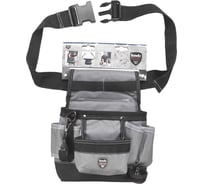 Поясная сумка для инструмента KWB одинарная, серый нейлон, с поясом 907710