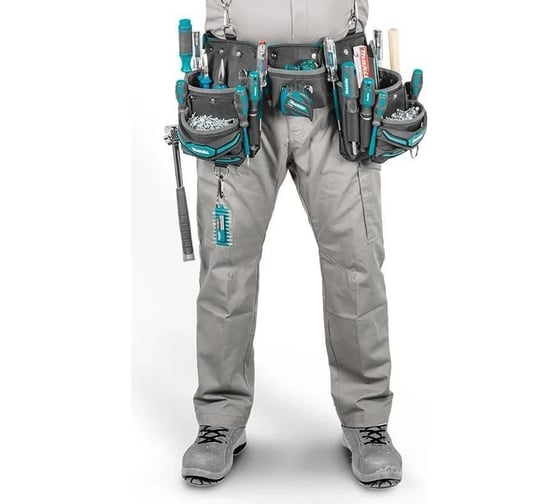 Сумка на поясе с отделениями для монтажника Makita E-05169