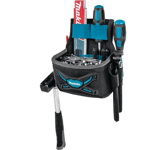Поясная сумка для крепежа Makita с держателем под молоток E-05197 1