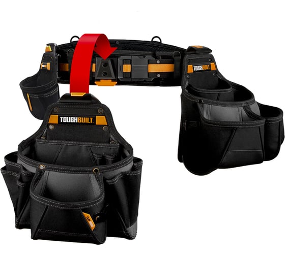 Трехкарманный пояс монтажника TOUGHBUILT TB-CT-101-4